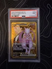 Pokémon Mewtwo EX TCG Hyper Rare Card 240/182 Team Rockets, PSA 9