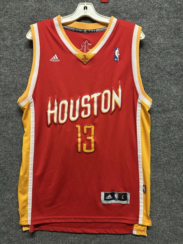 Adidas NBA Signed  Houston Rockets James Harden #13 L Basketball Jersey