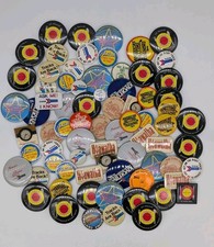 [LOT OF 75] Vintage Amtrak & Railroad Pinback Buttons – Lot A