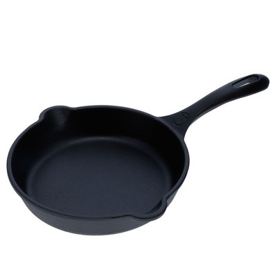 Gusseisenpfanne Induction 20cm für Feuer, Grill Cast Iron Skillet ohne PTFE   Vi