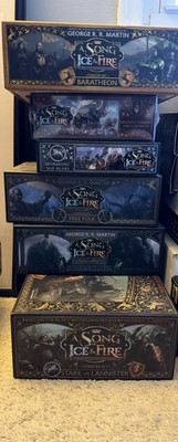 HUGE Lot of 8x Boxes of Song of Ice and Fire Miniatures