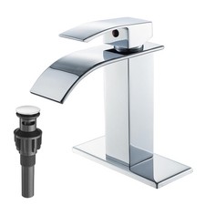 Grifo de ba o cromado Cascada solo mango Grifo lavabo de ba o solo orificio NEW
