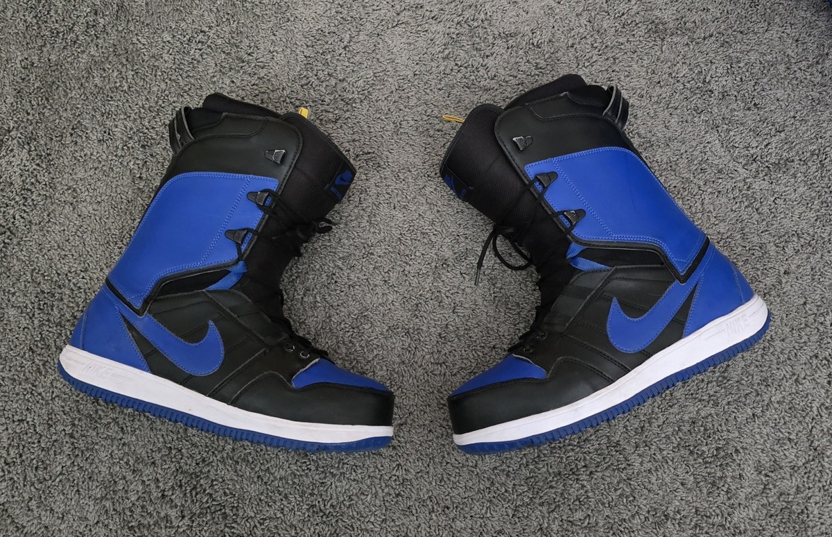 Nike Vapen Snowboard Boots Mens Size 10.5 Black Royal White | eBay