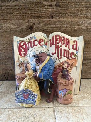 Jim Shore Enesco Disney Beauty & The Beast Storybook Figurine 6 in