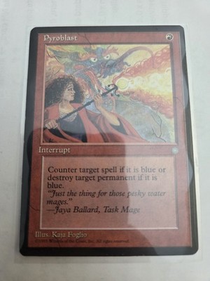 mtg, Pyroblast Ice Age Regular LP       l