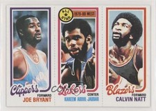 1980-81 Topps Checklist/All-Star Calvin Natt Joe Bryant Kareem Abdul-Jabbar 03rx