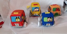 Melissa  Doug K's Kids Set of 4 Pull Back Town Vehicles Soft Baby Toys
