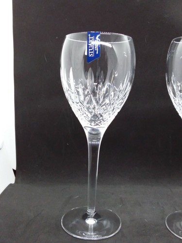 Pair (2) Stuart Crystal Cambridge Water Goblets /Glasses - Lovely - Picture 2 of 9