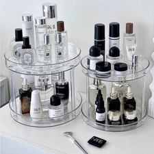 360  Rotating Countertop Makeup Organizer, Cosmetics and Perfume Storage Rack
