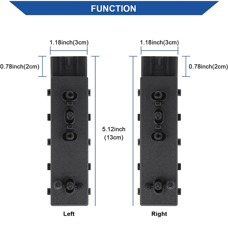 Control interruptor asiento conductor+pasajero para Chevrolet Buick GMC 25974715+25974714✨ Foto 2 de 4