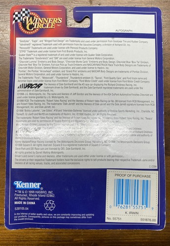 Winners Circle #27 Kenny Irwin 1997 GI Joe Ford T-Bird 1/64 Diecast Stock Car - Picture 2 of 8