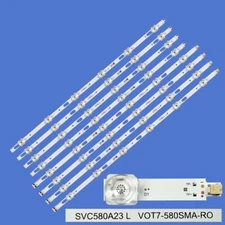 LED strips For Samsung BN96-50458A BN96-50459A UE58AU7100 UE58AU7570 UE58AU7110