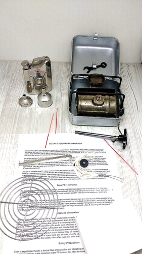 Kit Bidone In Acciaio Inox + Imbuto Per Stufa PT-1, Optimus 8R, Hunter - Portatile