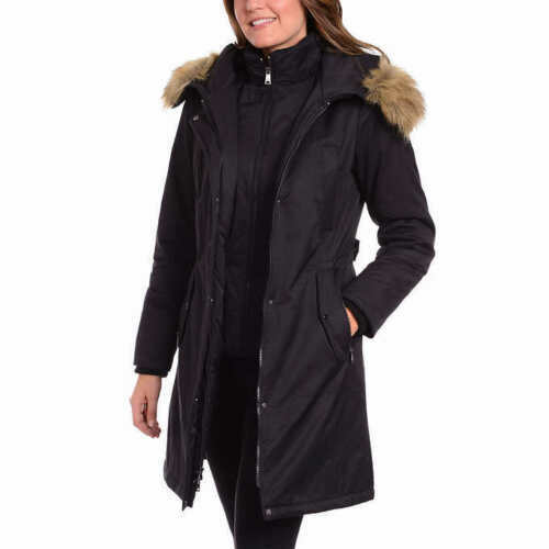 NEW MADISON EXPEDITION HOODED PARKA COAT JACKET WOMENS SIZE S/CH