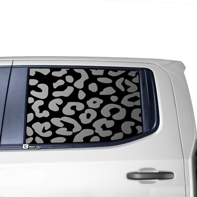 Fits Silverado Sierra 2019- 2023 Window Leopard Cheetah Print Cow Decal Sticker