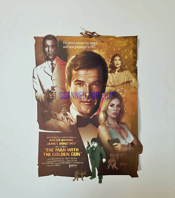 JAMES BOND MAN WITH THE GOLDEN GUN OFFICIAL  LITHOGRAPH ROGER MOORE LTD EDITION 