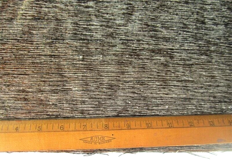 4 Yards Red Carpet Quality Raw Silk Fabric  With Gold Metallic Threads - Image 2 of 3