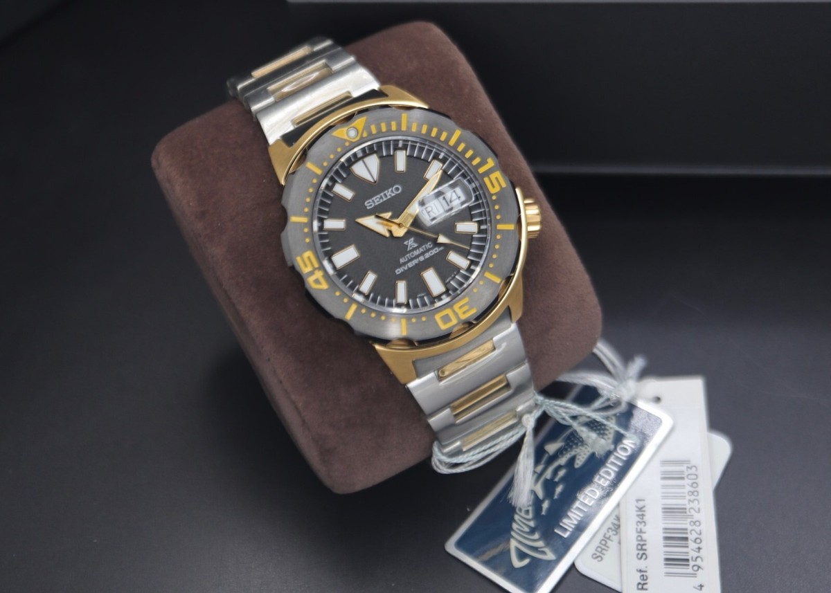 Seiko Monster Zimbe 14 SRPF34K Limited Edition 1500pcs. | eBay Seiko Monster Zimbe 14 SRPF34K Limited Edition 1500pcs. | eBay