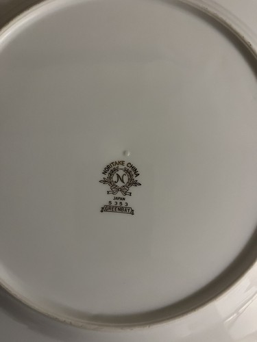 3 Vintage Mid-Century Modern NORITAKE Greenbay #5353 Dinner Plates 10 1/2” - Picture 5 of 5