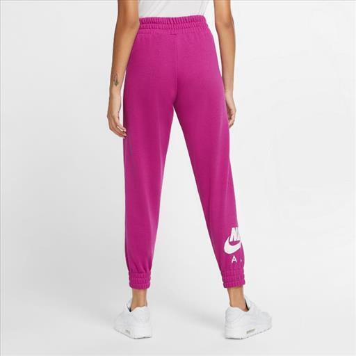 Women's Nike Air 7/8 Fleece Trousers L Purple Plum Sweatpants Pants Cuffed  Pant