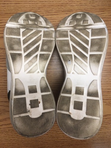 Zapatillas para correr Steve Madden Memory de cuero, azul rojo blanco negro, 7,5 m - Imagen 4 de 7
