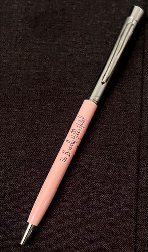 The Beverly Hills Hotel & Bungalows Ball-Point Guest Room Iconic Pink Pen