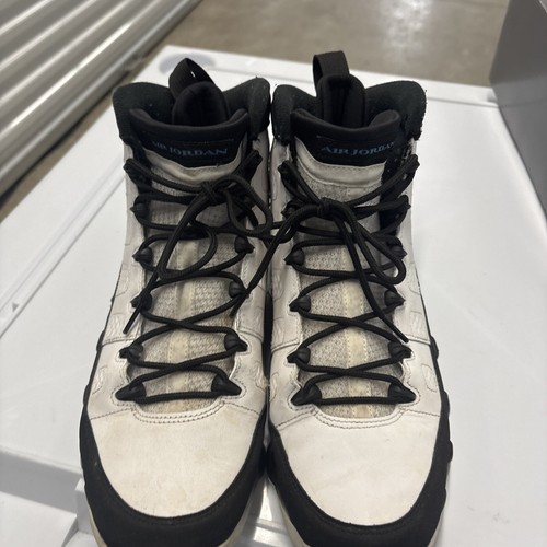 Nike Air Jordan 9 Retro White/University Blue-Black Size 11.5 CT8019-140 - Picture 7 of 12