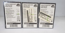 BELL OUTDOOR 5322-0 WEATHERPROOF SINGLE-GANG BOX, 1/2" THREAD LOT OF 3 NIB