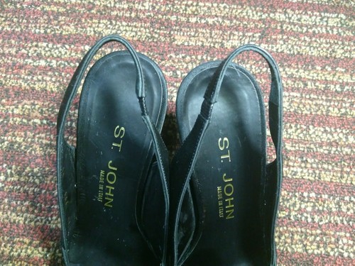 St. John Women's Designer Shoes Heels/Pumps Sling Size 5.5 B - Picture 8 of 9