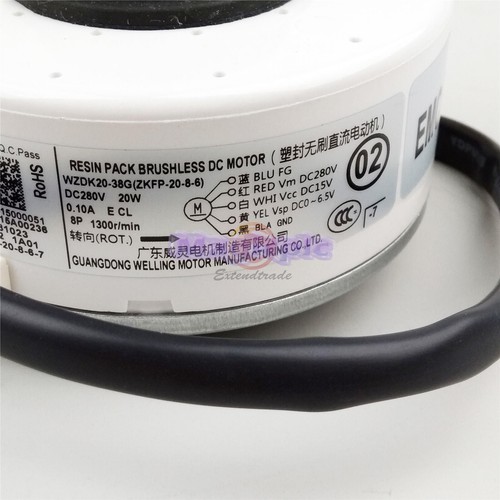 1PC WZDK20-38G ZKFP-20-8-6 Air Conditioner Motor 20W New - Picture 4 of 4