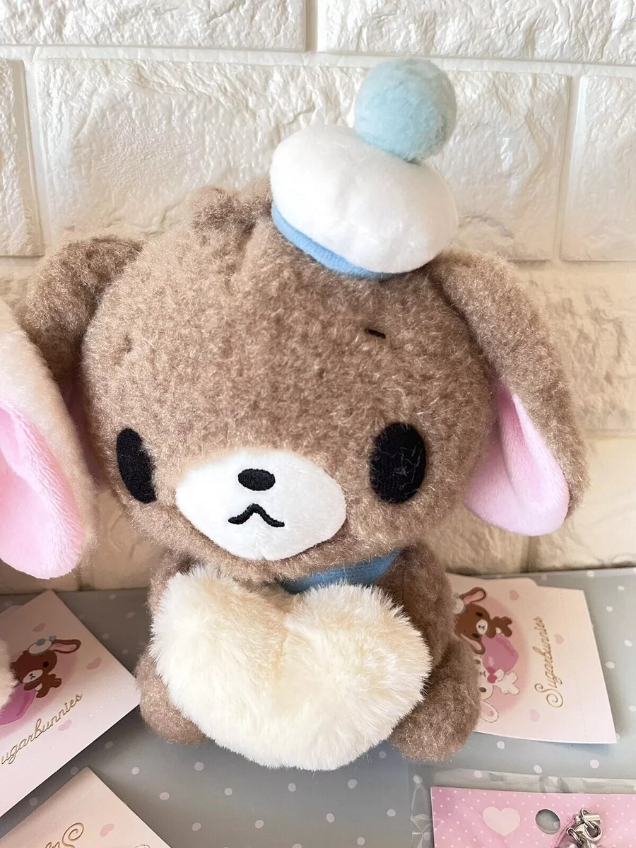Sanrio Sugar Bunnies Plush Set of 2 Fluffy Heart series shirousa