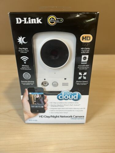 D-Link DCS-2132L-ES White Wi-Fi Indoor Camera W/ Power Cord BCS2132LSG - Picture 1 of 5