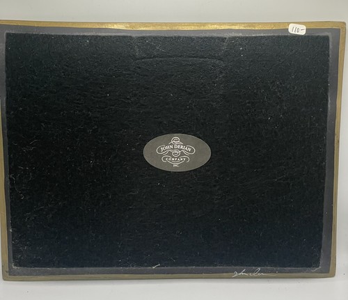 VINTAGE *SELTEN* John Derian Käfer Decoupage Teller signiert 10,25” x 8,0” - Bild 2 von 2
