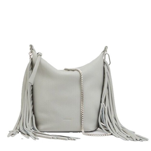anouck sling leather backpack AllSaints Anouck Sling Leather Backpack Gray Casual Luxury Travel  Minimalist
