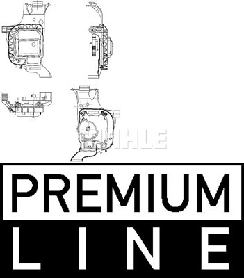 Actuator, blending flap for AUDI SEAT SKODA MAHLE AA 17 000P - Picture 2 of 11