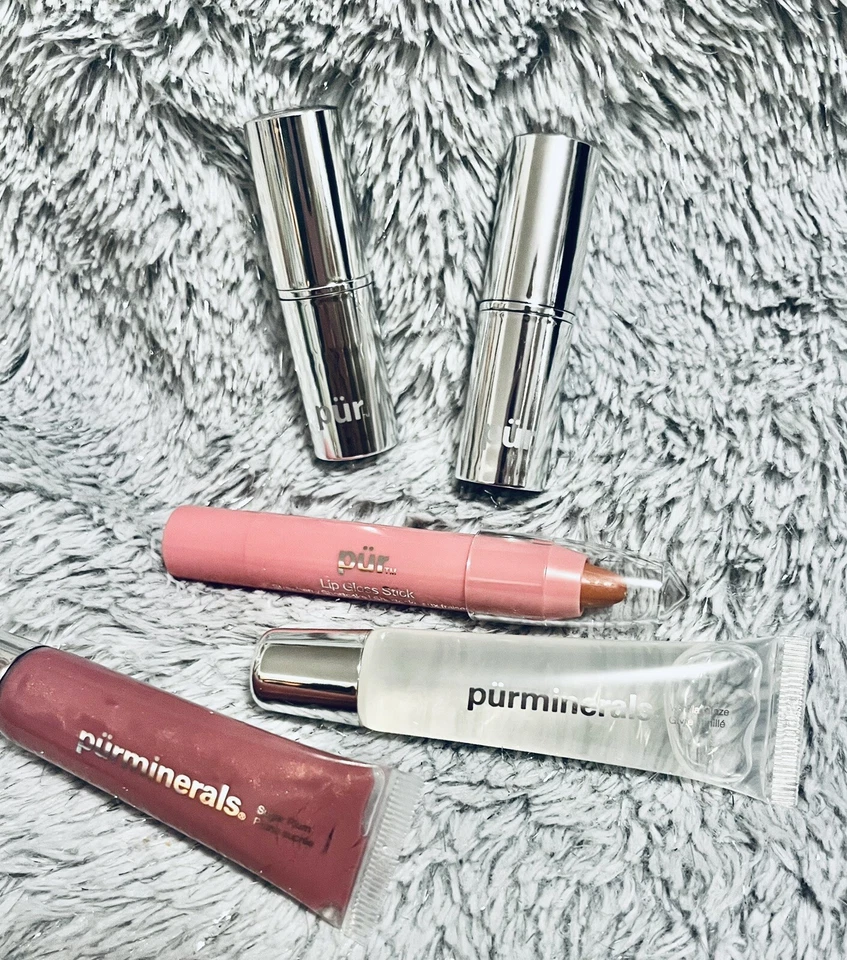 Pur Minerals Lip Gloss(2)/Lipstick(2)/Lip Gloss Stick(1) ~ NEW - Image 2 of 4