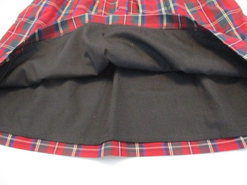 CHAPS Kleid Outfit 24 Monate rot grün blau kariert Windelüberzug S/S gefütterter Rock gebraucht, in einwandfreiem Zustand - Bild 12 von 13