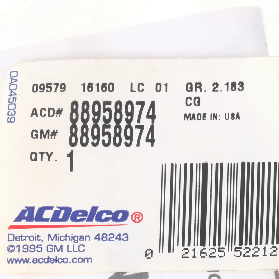 Sello módulo de montaje de bobina de encendido OEM NUEVO GENUINO GM 06 Hummer H3 3,5 L 88958974 Foto 4 de 4