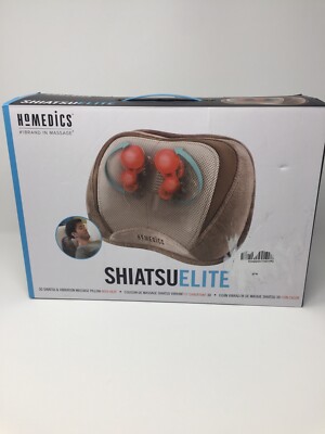 Homedics 3D Shiatsu & Vibration Massage Pillow with Heat (New Open Box) |  eBay