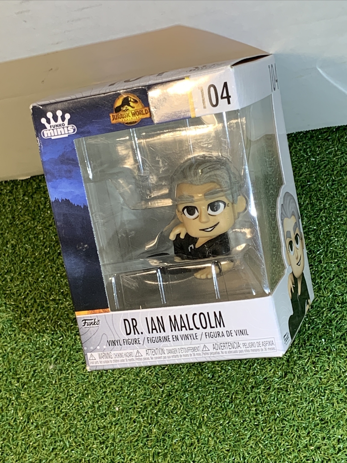 Funko Minis Jurassic World Park Dominion Ian Malcolm #104 Jeff Goldblum 1/24 POP