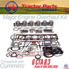 Major Engine Overhaul Kit Comp W Cummins® 6cta 8.3 Piston # 3164 9565 9930