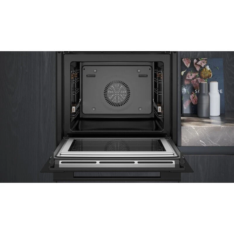 Siemens HM776GKB1, iQ700, Einbau-Mikrowen Backofen, Schwarz IQ 700 WIFI EEK: A - Bild 3 von 4