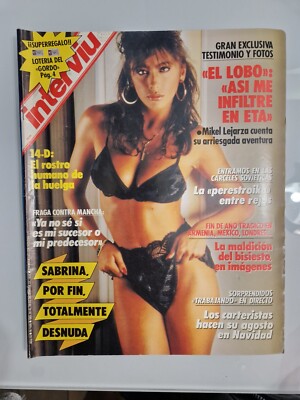 Sabrina / Sabrina Salerno - A very rare newspaper from Spain 1988
