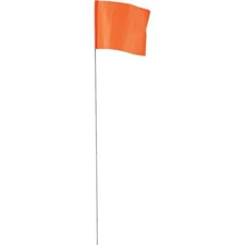 Empire 78-002 Fluorescent Orange Stake Flags 100-Pack