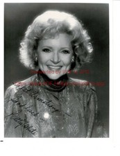 Betty White (The Golden Girls) Original Signed Photo