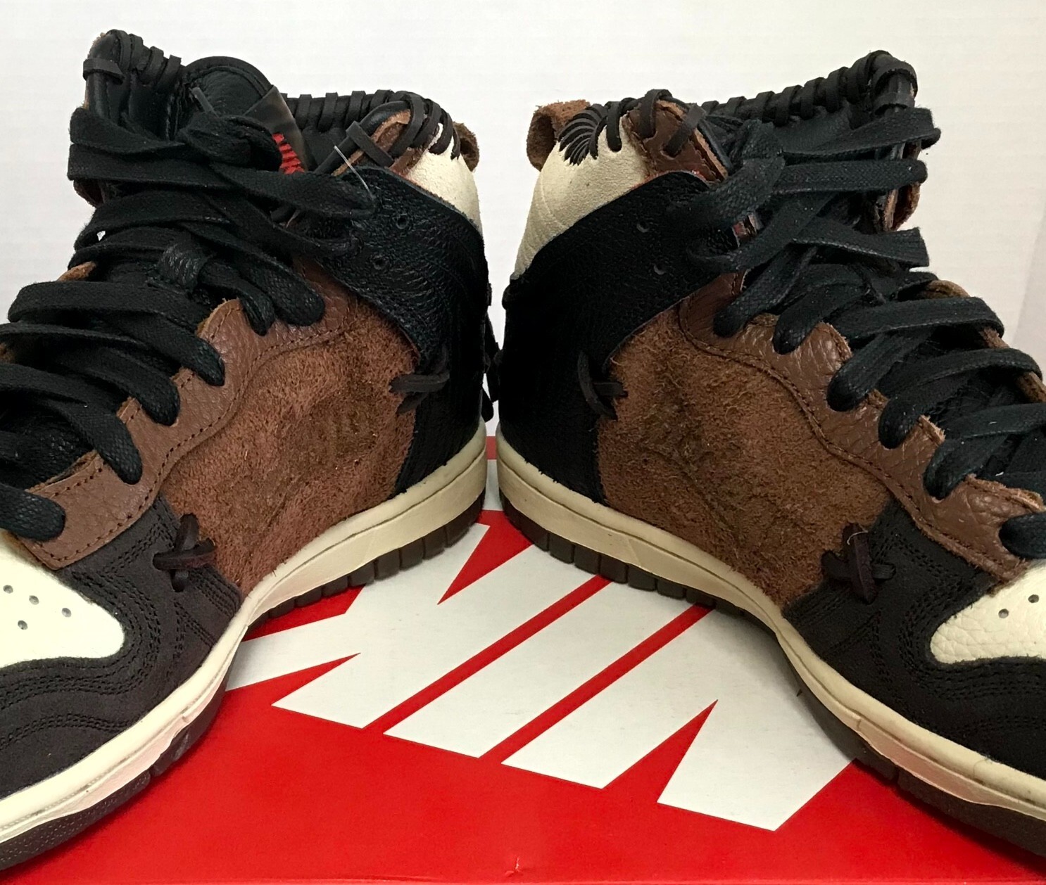 OFF WHITE X NIKE NIKE X BODEGA DARK HI BDGA LEGEND FAUNA MARRONE RUSTICO BIANCO SPORCO 12 5 CZ8125 200