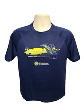 2014 RXR Long Island Marathon Weekend 5k 10k Mile Race Adult Medium Blue Jersey