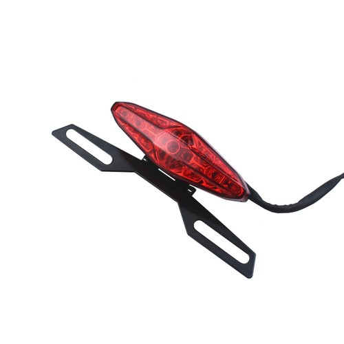 Red LED Tail Light License Plate Rear Brake Stop Running Taillight Motorcycle - Picture 9 of 11