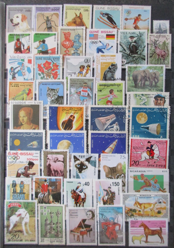 MONDE timbres N° divers oblitéré en bon état lot IY82 - 第 1/1 張圖片