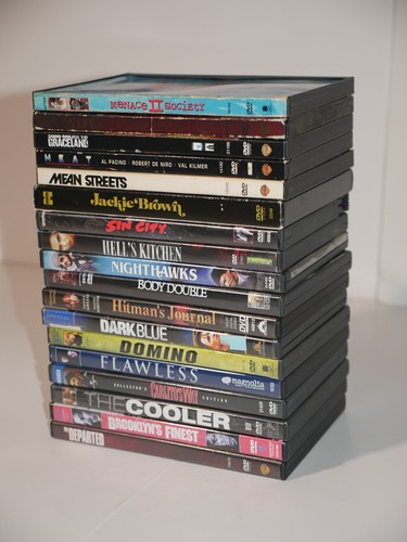 18 CRIME DRAMA MOVIE DVD LOT - 80s 90s 2000s BODY DOUBLE, HEAT, JACKIE BROWN - Picture 2 of 3